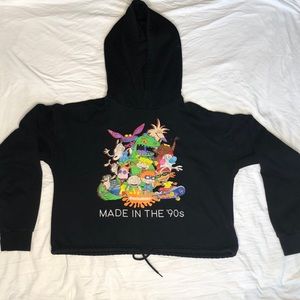“Made in the ‘90s” hoodie/crop top